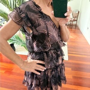 MISA Los Angeles Lillian Dress in San Miguel Palm